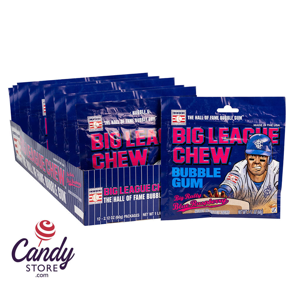 Big League Chew Bubble Gum Variety Pack, 4 Flavors, 1 Package each Flavor