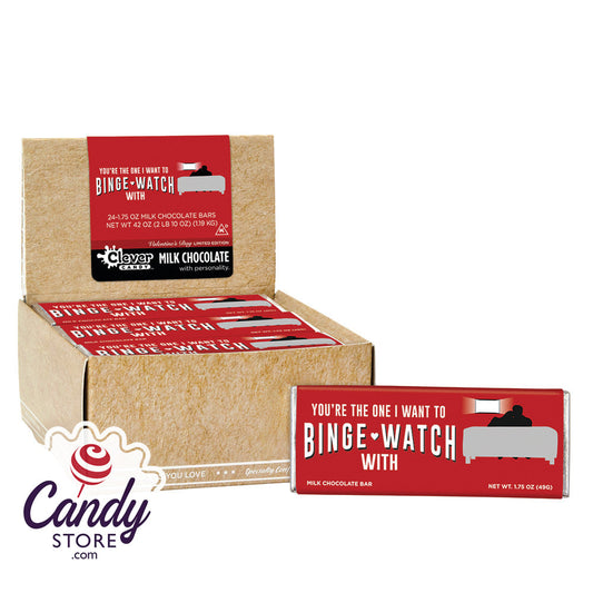 Binge Watch Milk Chocolate Bars - 24ct CandyStore.com