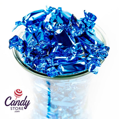 Blue Foil Caramels Candy - 2lb CandyStore.com