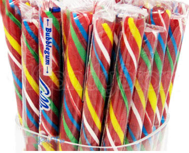 Bubblegum Candy Sticks - 80ct CandyStore.com