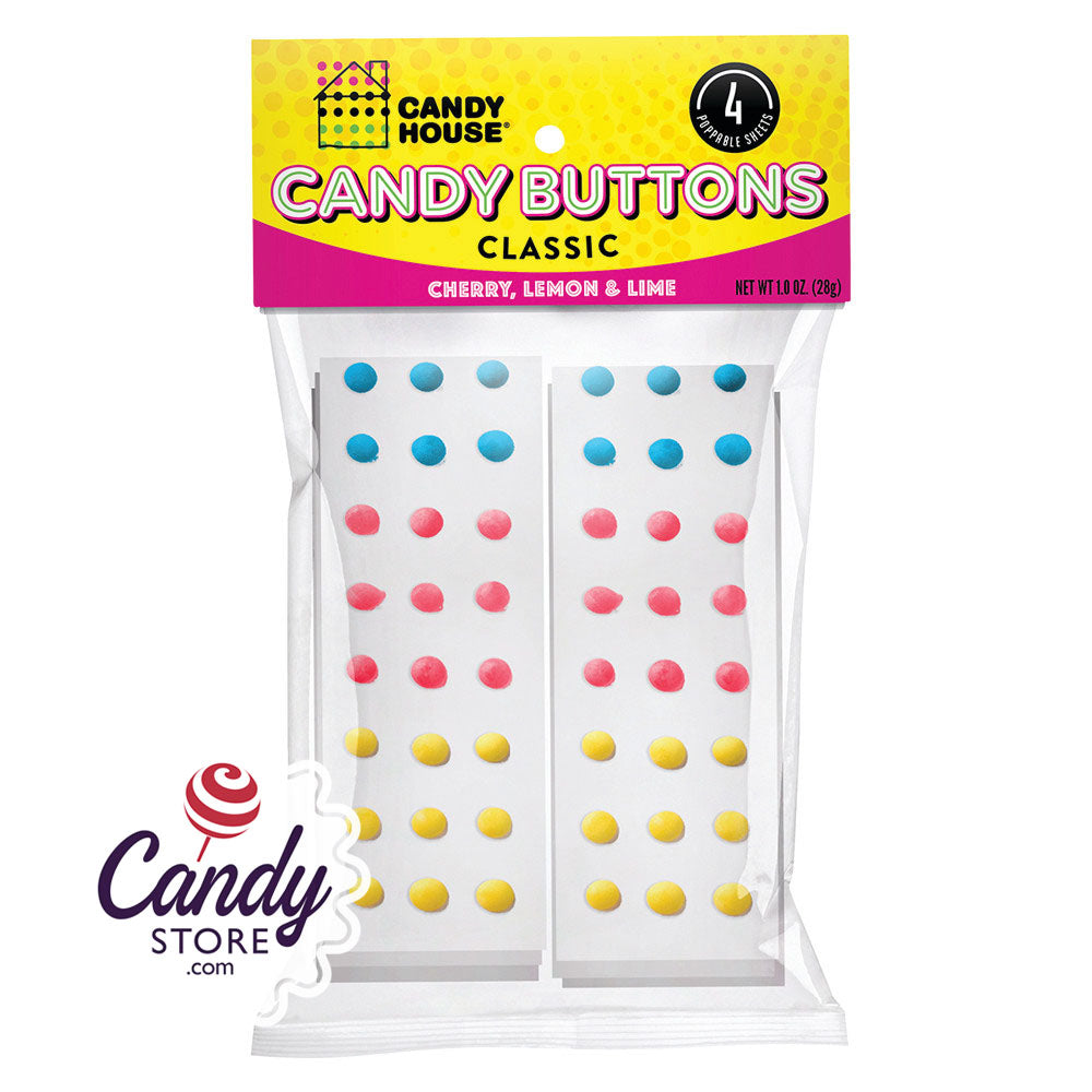 Original Candy Buttons 1oz Peg Bags 24ct