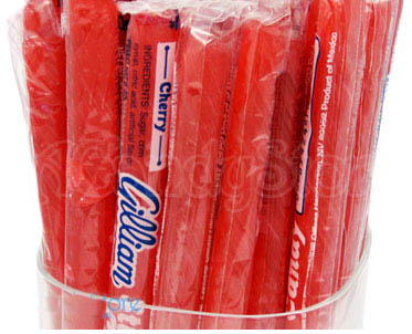 Cherry Candy Sticks - 80ct CandyStore.com