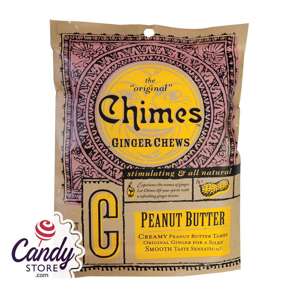 Chimes Peanut Butter Ginger Chews 5oz Bag 20ct