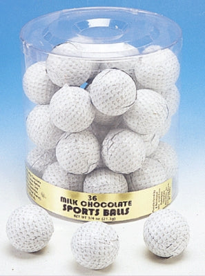 Chocolate Sports Balls Tub - 36ct CandyStore.com