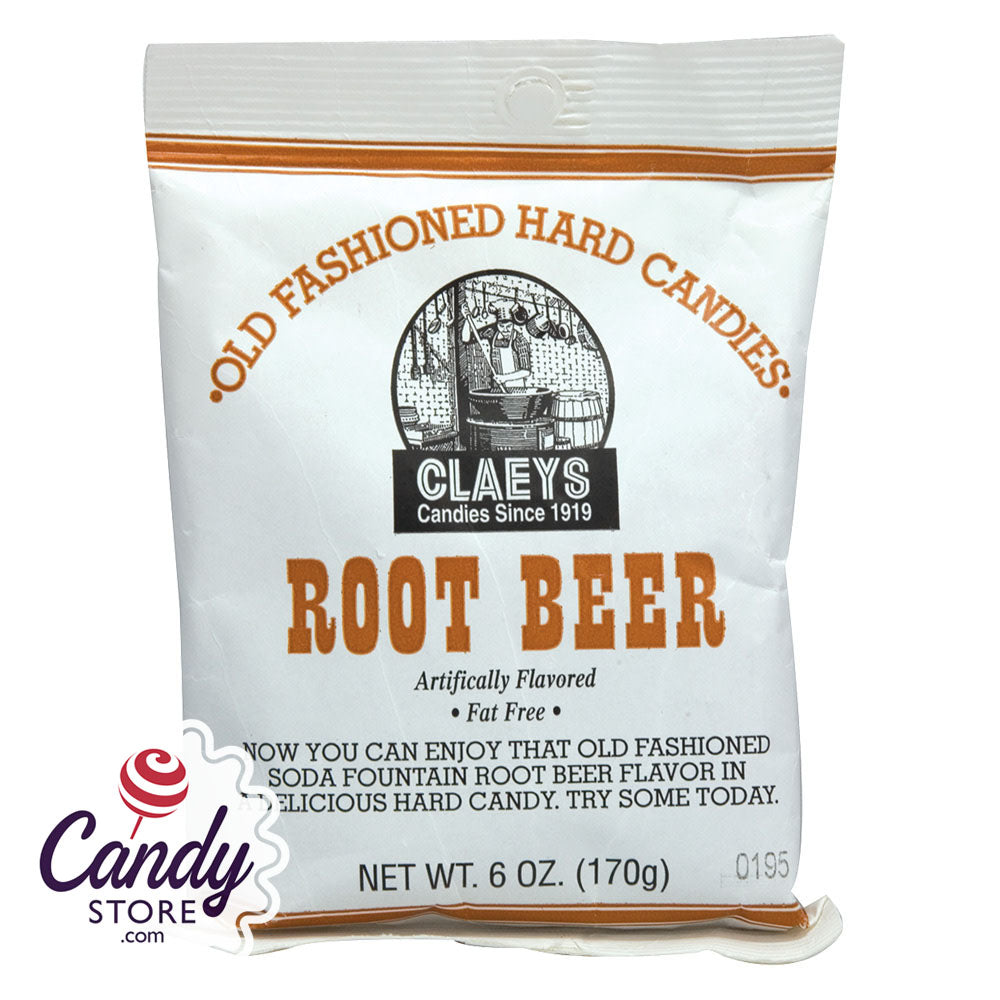 Claey's Root Beer Drops 6oz Bag - 24ct CandyStore.com