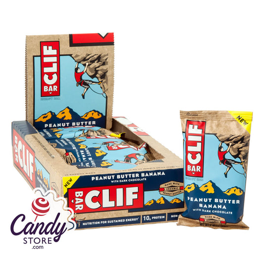 Clif Bar Dark Chocolate Peanut Butter Banana 2.4oz Bar - 12ct CandyStore.com