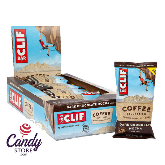 Clif Bars Dark Chocolate Mocha 2.4oz - 12ct CandyStore.com