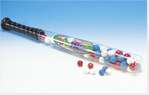 Dubble Bubble Baseball Bats Gumballs - 24ct | CandyStore.com