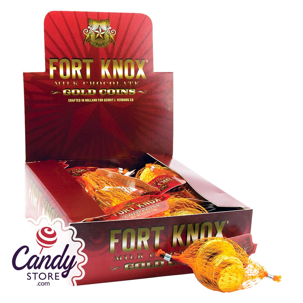 Fort Knox Chocolate Gold Coins - 18ct CandyStore.com