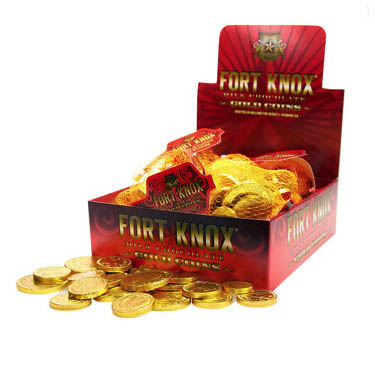 Fort Knox Gold Coins Chocolate - 30ct CandyStore.com