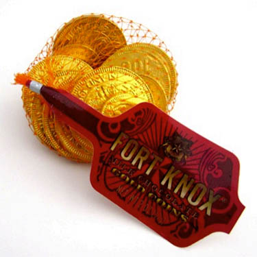 Fort Knox Gold Coins Chocolate - 30ct CandyStore.com