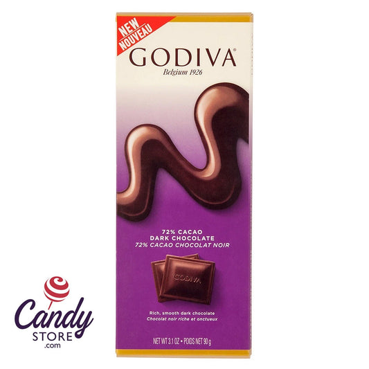 Godiva Dark Chocolate Tablet Bars - 10ct CandyStore.com