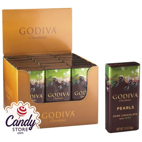 Godiva Pearls Dark Chocolate Mint - 18ct | CandyStore.com