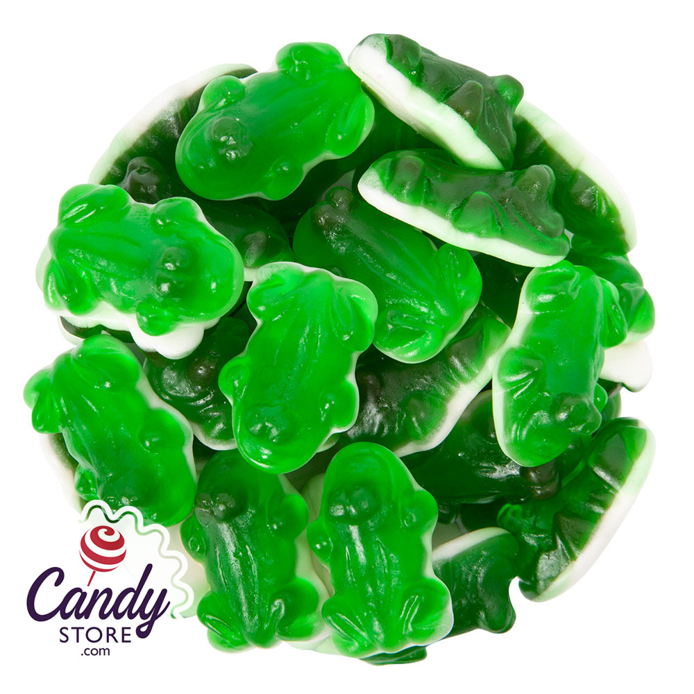 Green Gummi Frogs - 5lb CandyStore.com