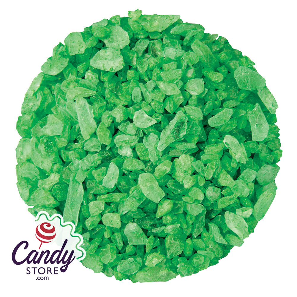 Green Lime Rock Candy Crystals Dryden & Palmer - 5lb