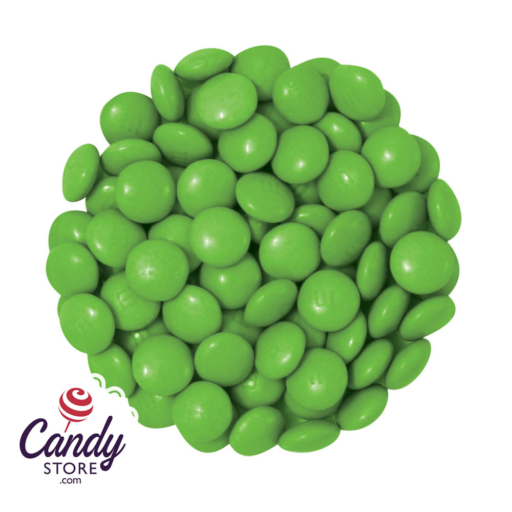 green m and m candy