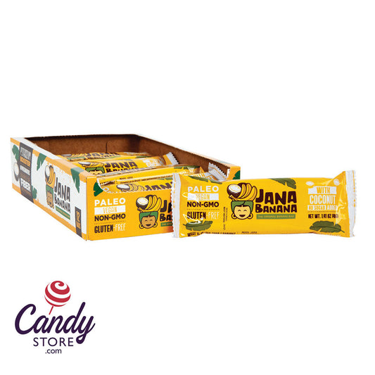 Jana Banana Banana Bar With Coconut 1.41oz - 12ct CandyStore.com