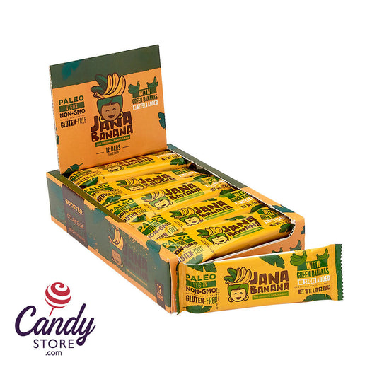 Jana Banana Banana Bar With Green Bananas 1.41oz - 12ct CandyStore.com