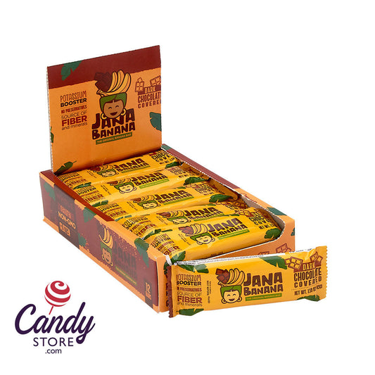 Jana Banana Dark Chocolate Banana Bar 1.59oz - 12ct CandyStore.com