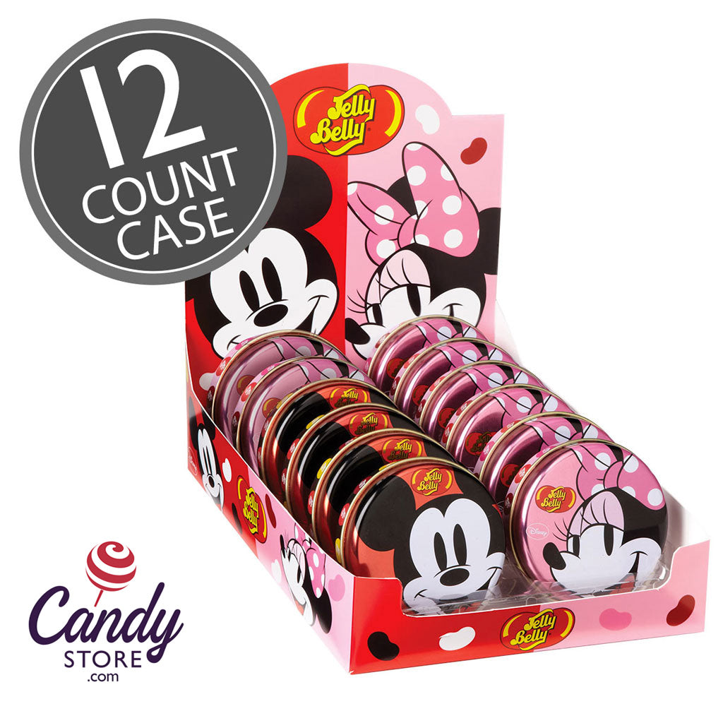 Jelly Belly Disney Mickey & Minnie Jelly Bean Tins - 12ct