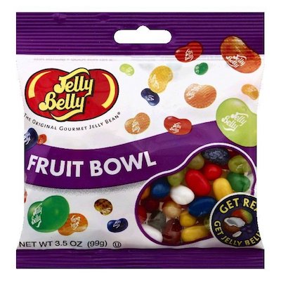 Jelly Belly Fruit Bowl Jelly Beans 3.5oz Bags - 12ct CandyStore.com