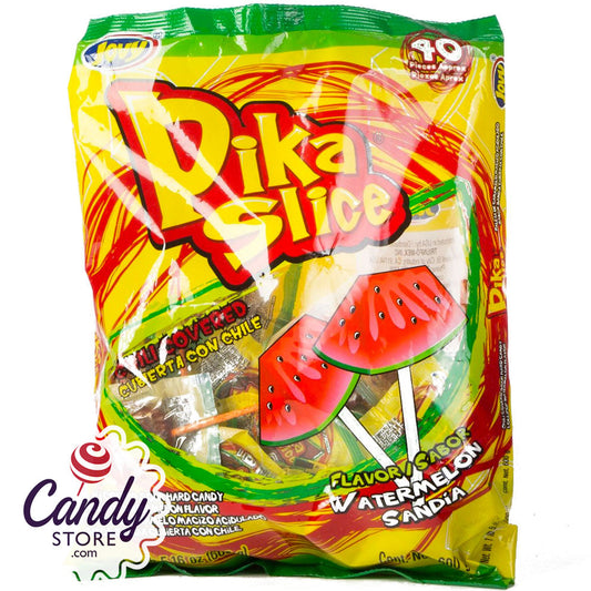 Jovy Pika Slice Sandia Watermelon with Chilli - 40ct Bag CandyStore.com