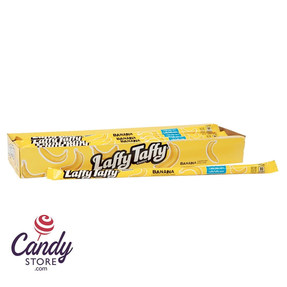 Banana Laffy Taffy Ropes 24ct