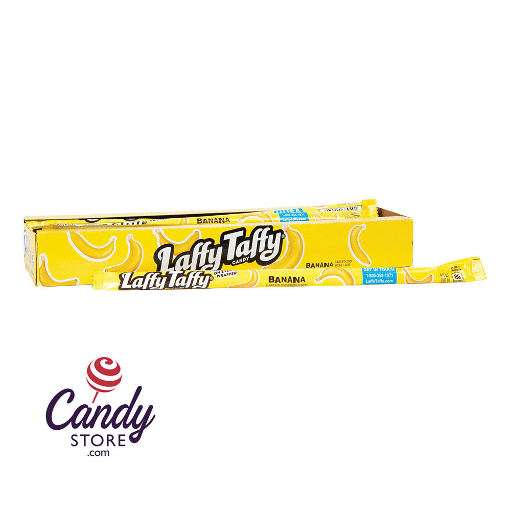 Banana Laffy Taffy Ropes 24ct