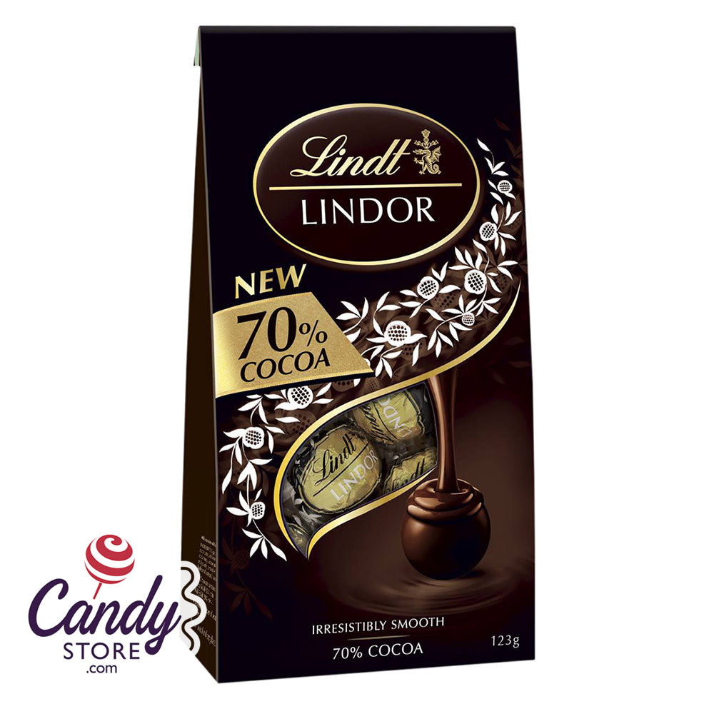 Lindt Lindor 70 Dark Chocolate Truffles Bags 6ct 4184