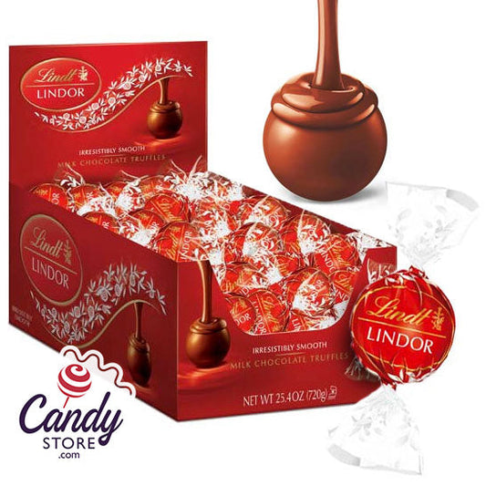 Lindt Milk Chocolate Lindor Truffles - 120ct CandyStore.com