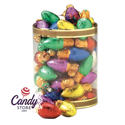 Madelaine Milk Chocolate Foiled Christmas Lights 0.5oz - 135ct CandyStore.com