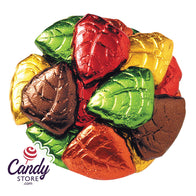 Madelaine Milk Chocolate Foiled Leaves - 10lb CandyStore.com