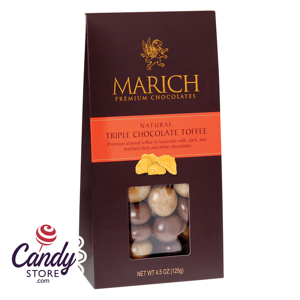 Marich Triple Chocolate Toffee 425oz Gable Box 12ct