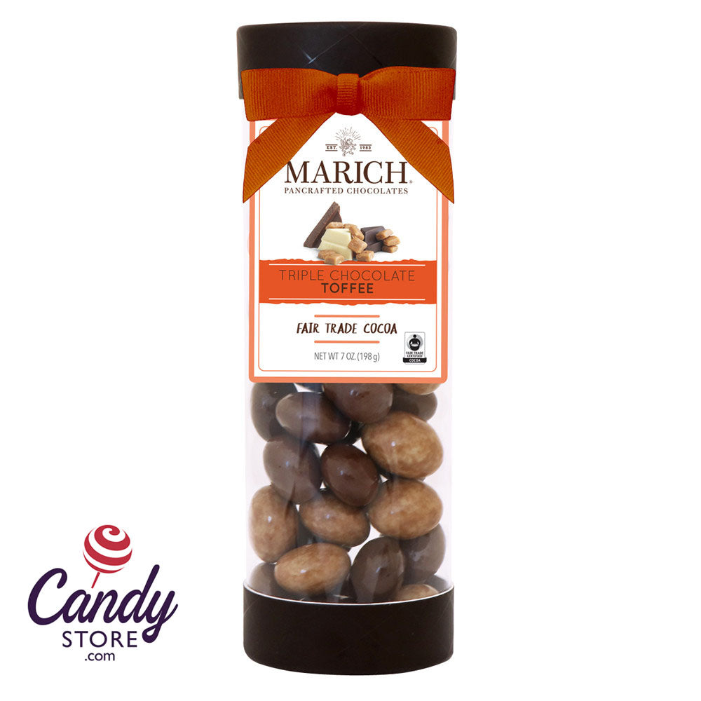 Marich Tube Triple Chocolate Toffee 7oz 6ct