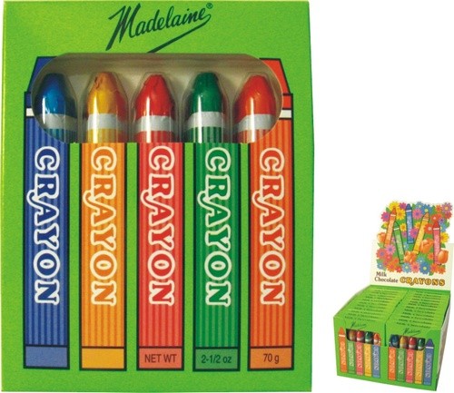 Crayon Bubble Gum - 24ct Box