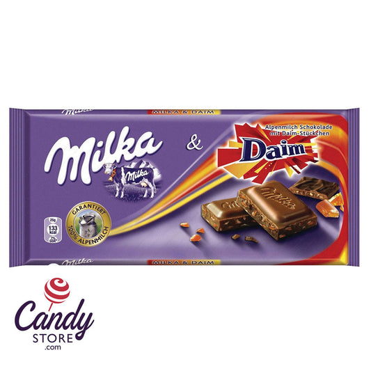 Milka Bar Daim 3.5oz - 22ct CandyStore.com