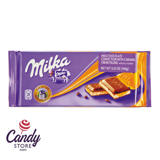 Milka Caramel Bar 3.5oz - 23ct CandyStore.com