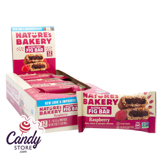 Nature's Bakery Gluten Free Raspberry Fig Bar 2oz - 12ct CandyStore.com