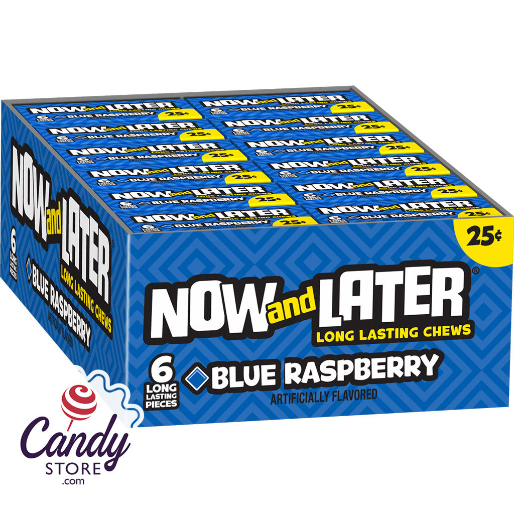 Now And Later Blue Raspberry 24ct