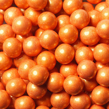 Orange Pearl Sixlets Candy - 12lb CandyStore.com