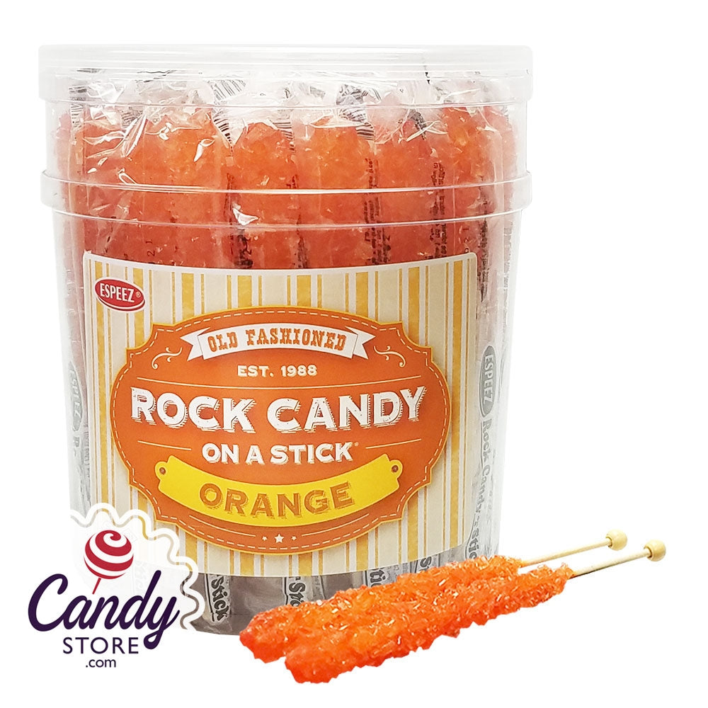 Rock Candy Orange on String 2.5 Lbs