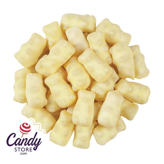 Polar Bear White Chocolate Covered Gummy Bears Koppers - 8lb CandyStore.com