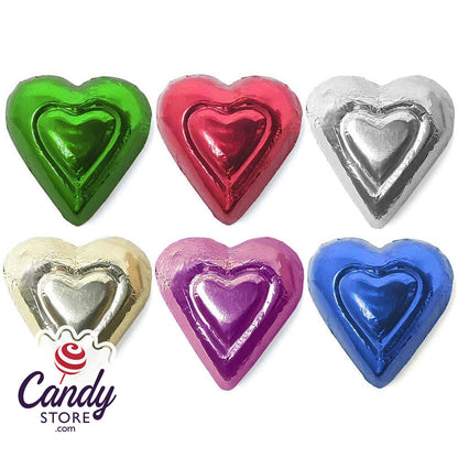 Rainbow Milk Chocolate Hearts - 5lb CandyStore.com