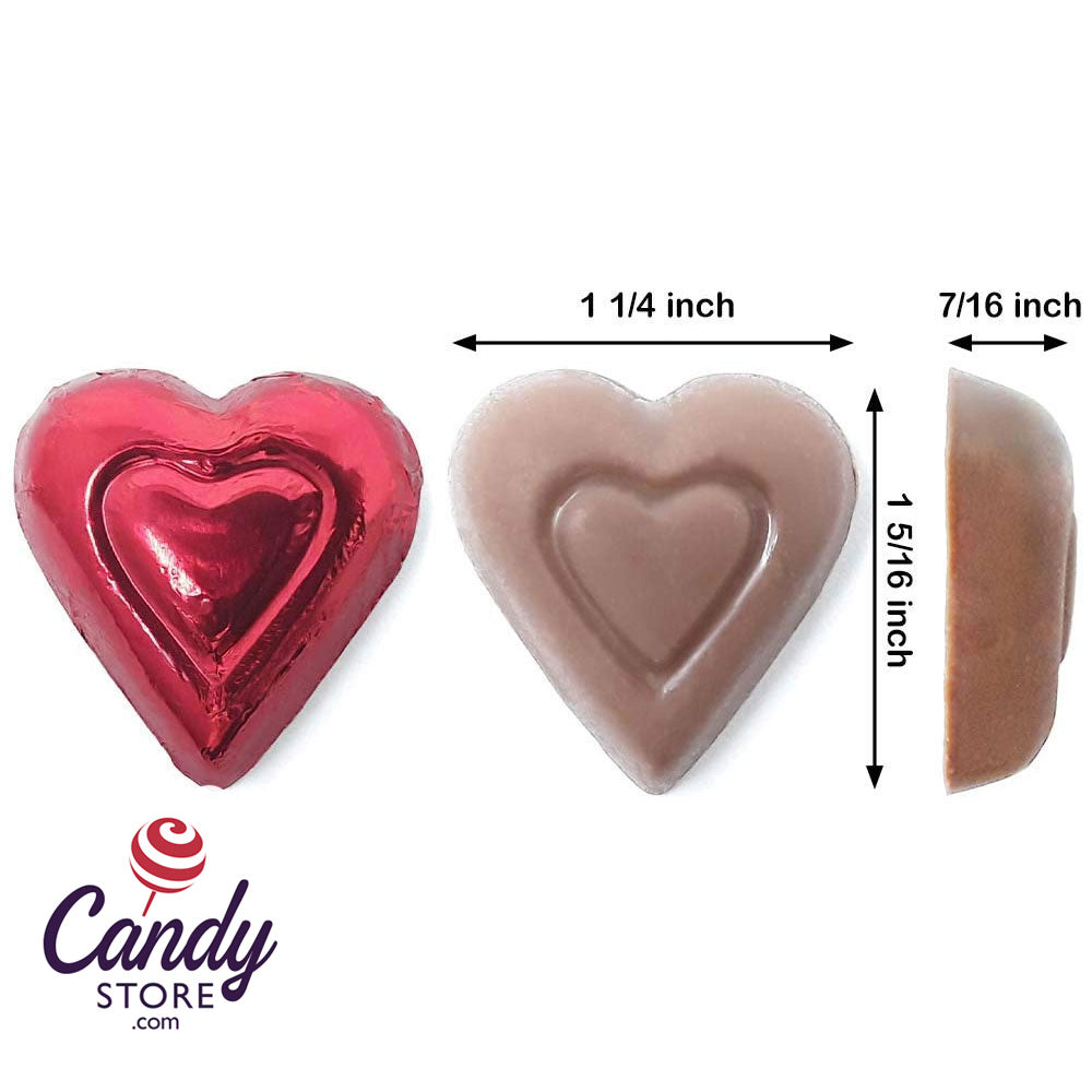 Rainbow Milk Chocolate Hearts - 5lb CandyStore.com