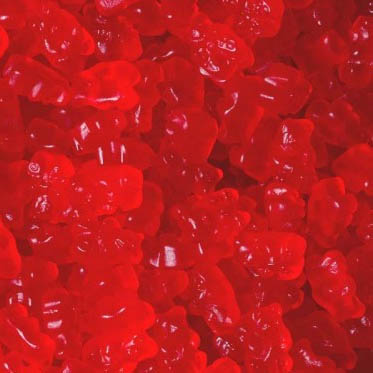 Red Cherry Gummi Bears - 5lb CandyStore.com