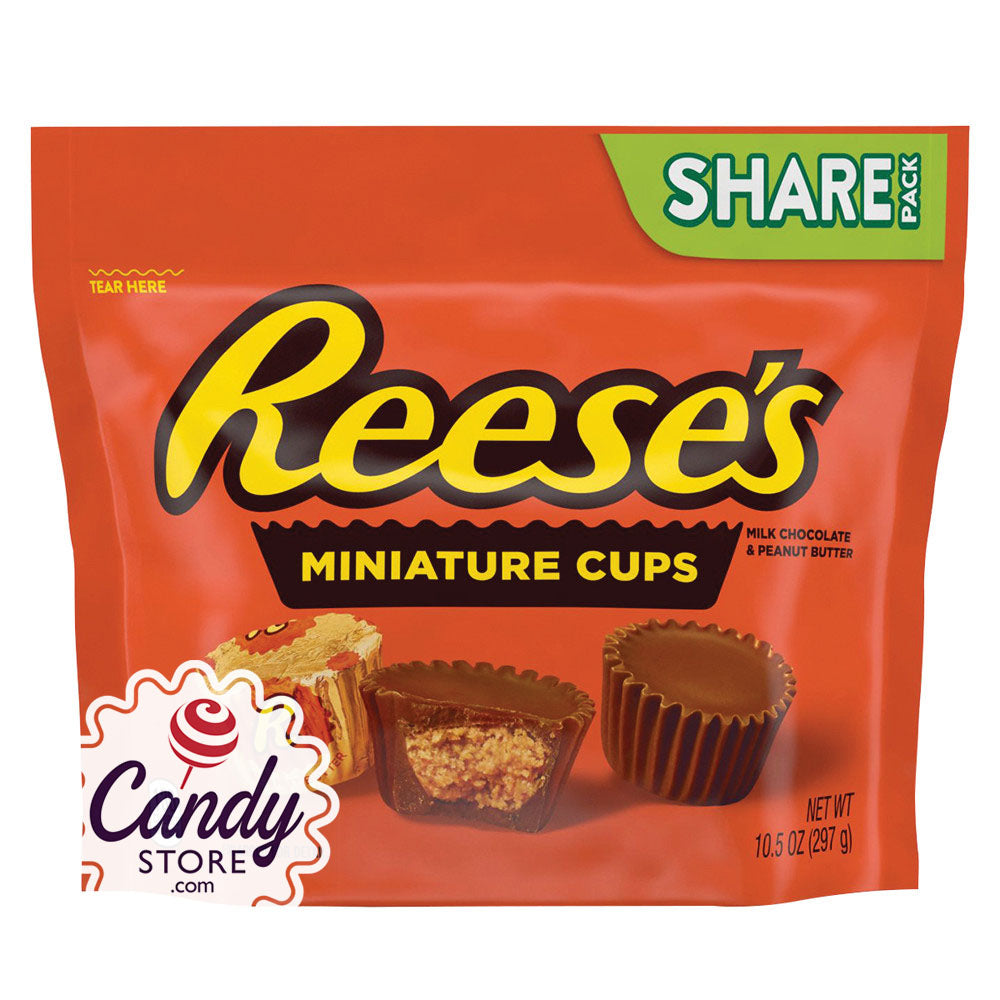 Mini Reeses Peanut Butter Cups Candy 16ct