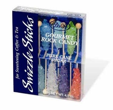 Rock Candy Swizzle Sticks Pack - 10ct CandyStore.com