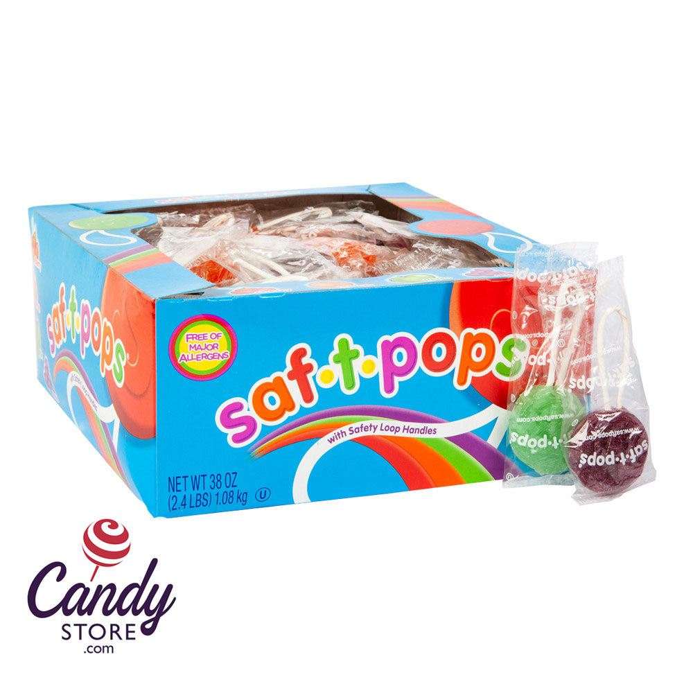 Saf-T-Pops Lollipops Regular Flavors 200 Count Bag 