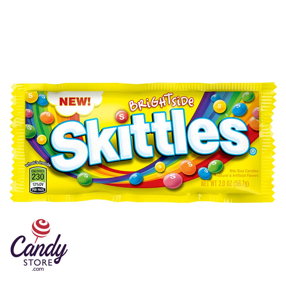 Skittles Brightside Yellow Bags - 24ct CandyStore.com