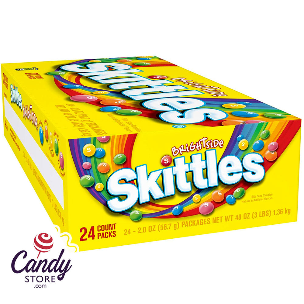 Skittles Brightside Yellow Bags - 24ct CandyStore.com